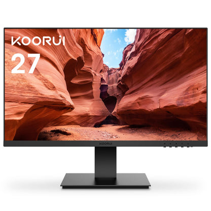 KOORUI 27 Inch IPS Monitor 1080p 100Hz HDMI VGA VESA Tilt
