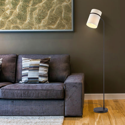 Modern 58 Inch Floor Lamp with Geometric Design