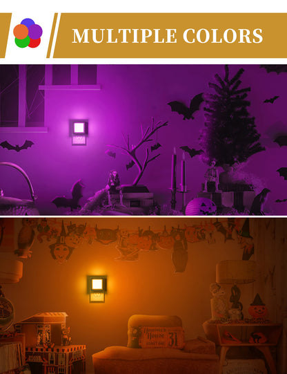 DORESshop LED Night Light 2 Pack Dusk to Dawn Dimmable