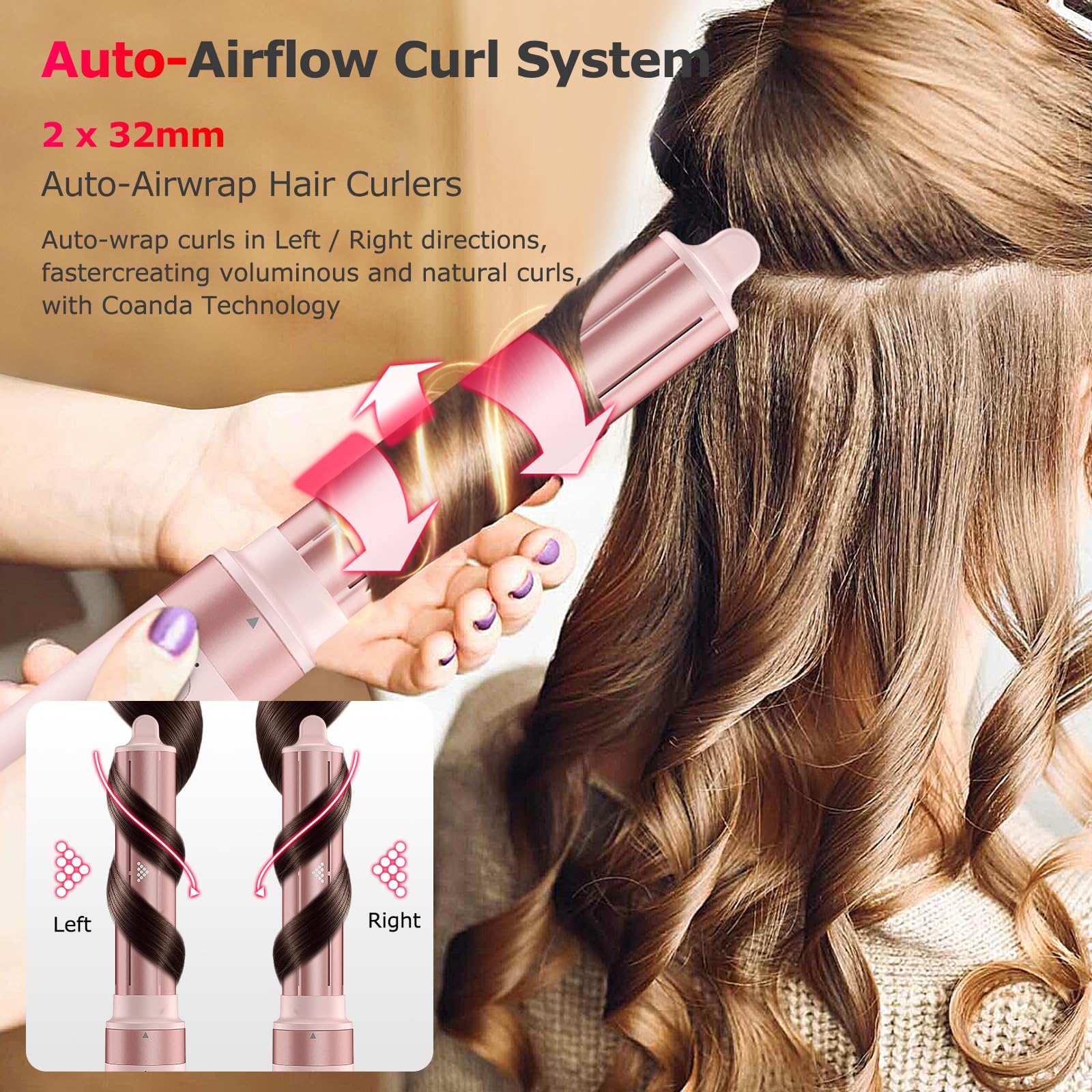 5 In 1 Hair Dryer Brush for Frizz Free Volume