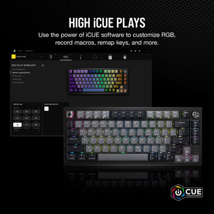 Corsair K65 Plus Wireless RGB Mechanical Gaming Keyboard