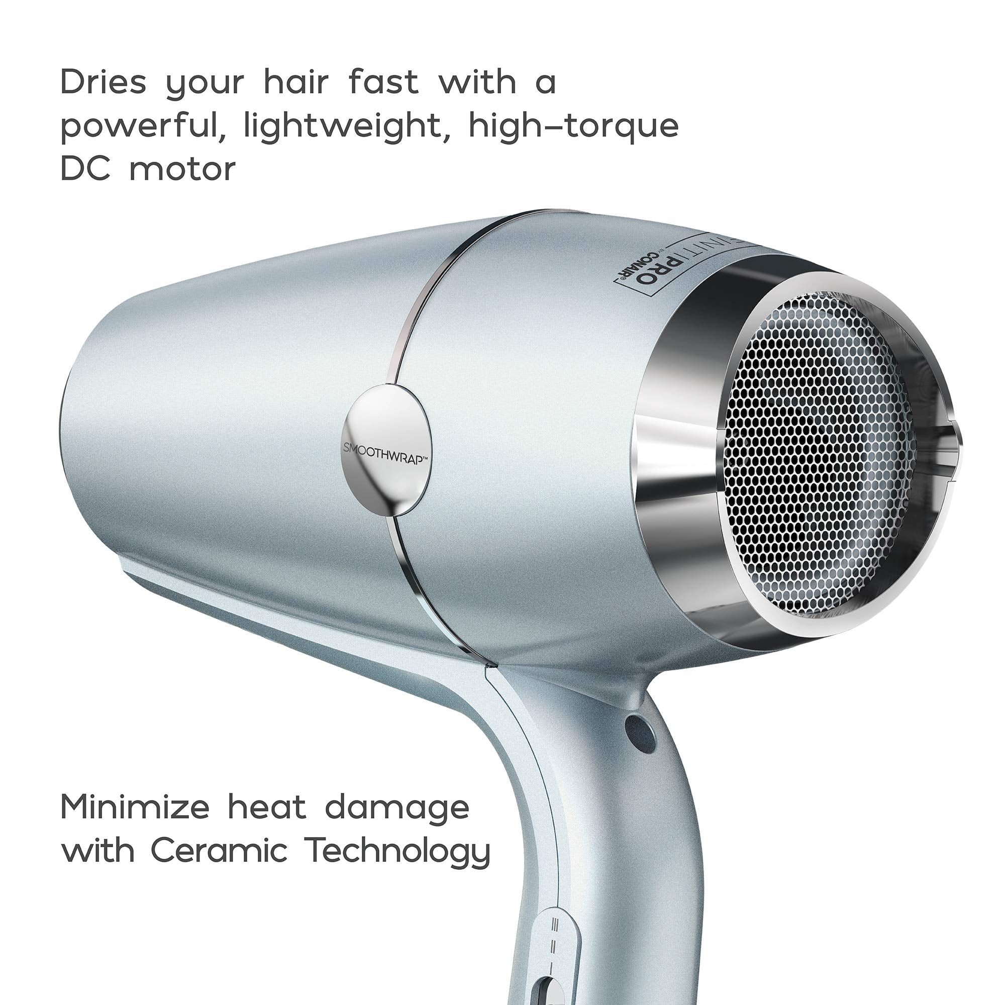 InfinitiPro SmoothWrap Hair Dryer for Frizz-Free Volume