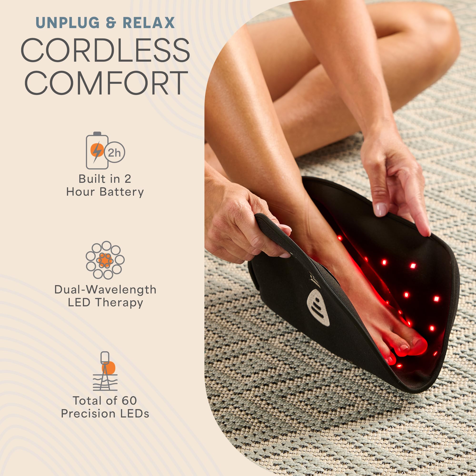 Lifepro Red Light Therapy Foot Wrap for Pain Relief