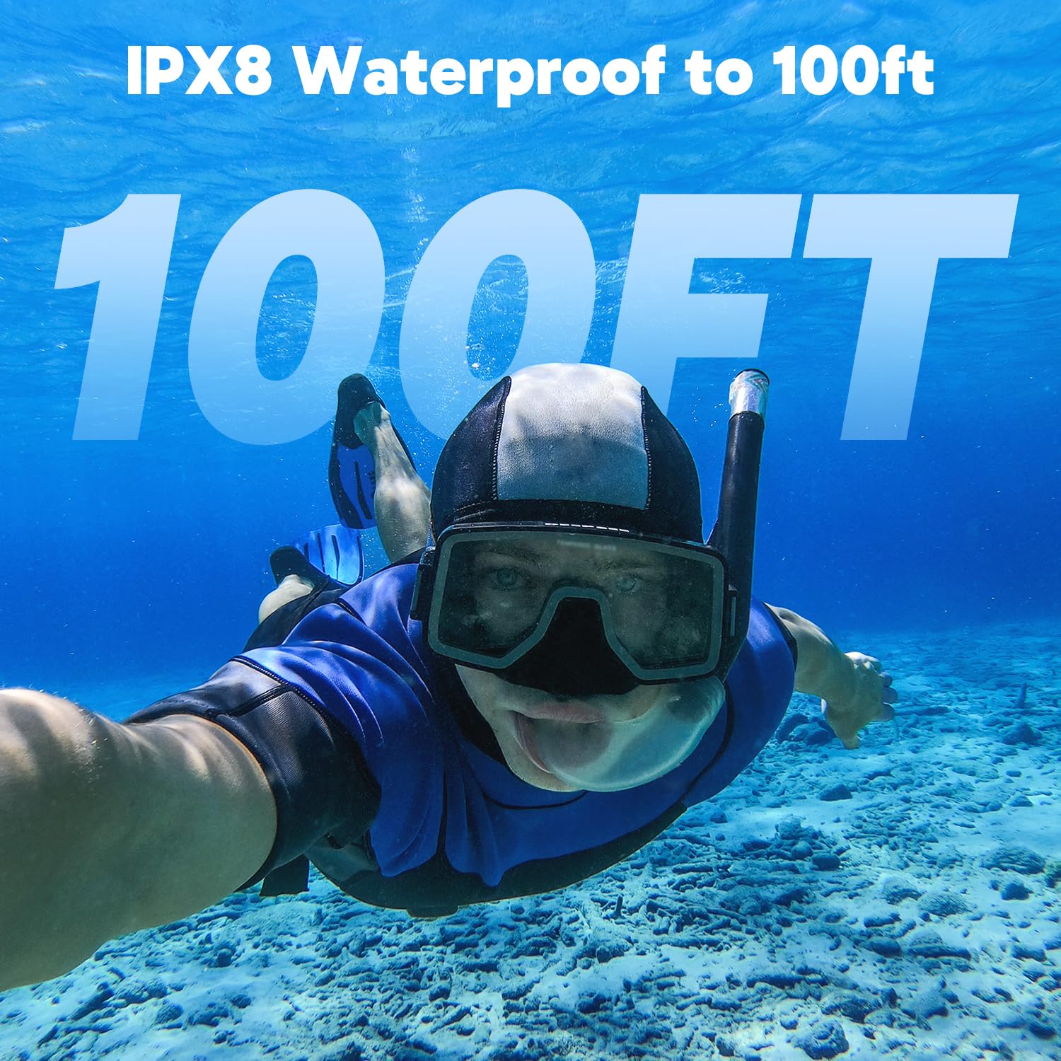 4K Waterproof Action Camera with WiFi and Remote