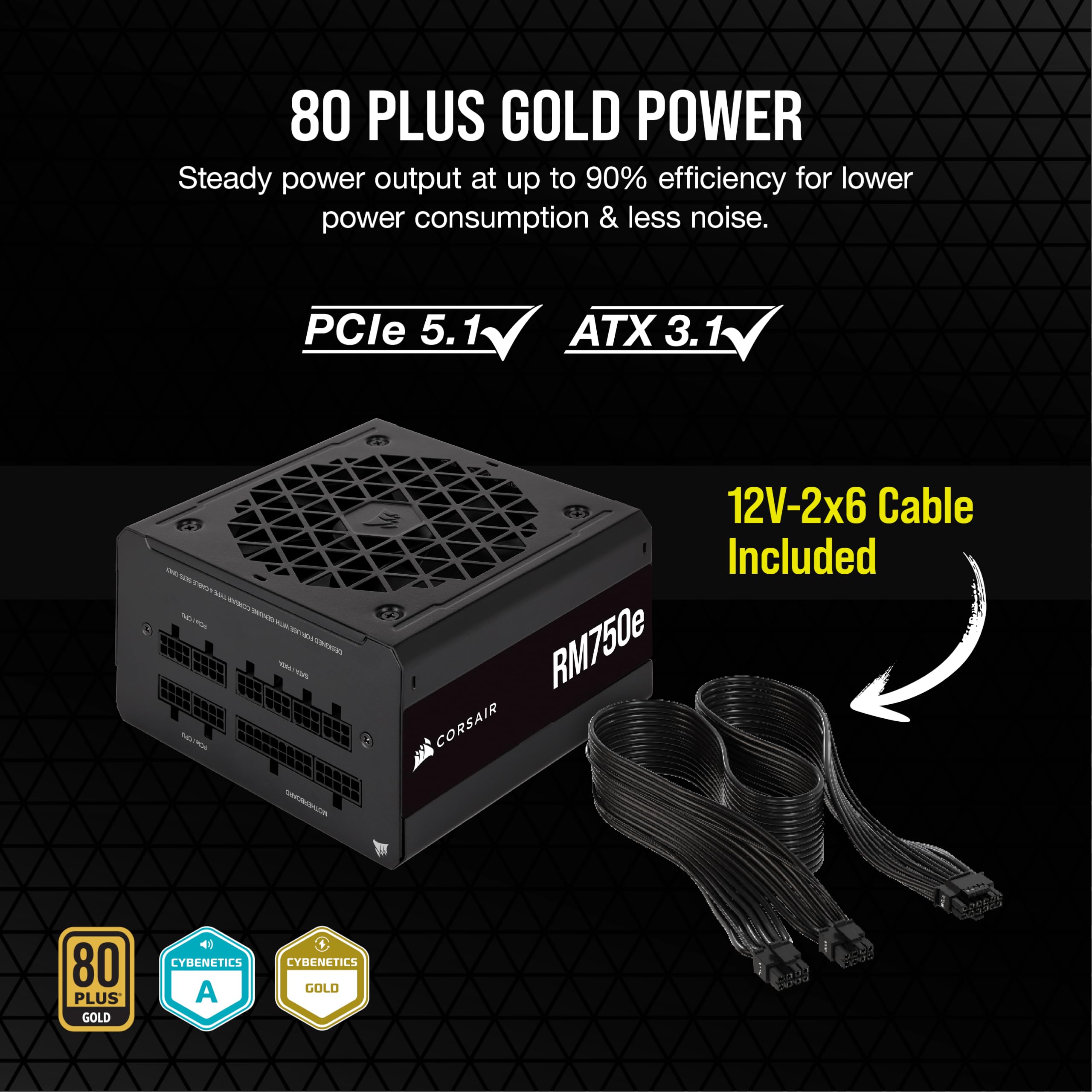 Corsair RM650e Fully Modular Low Noise Power Supply