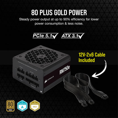Corsair RM650e Fully Modular Low Noise Power Supply