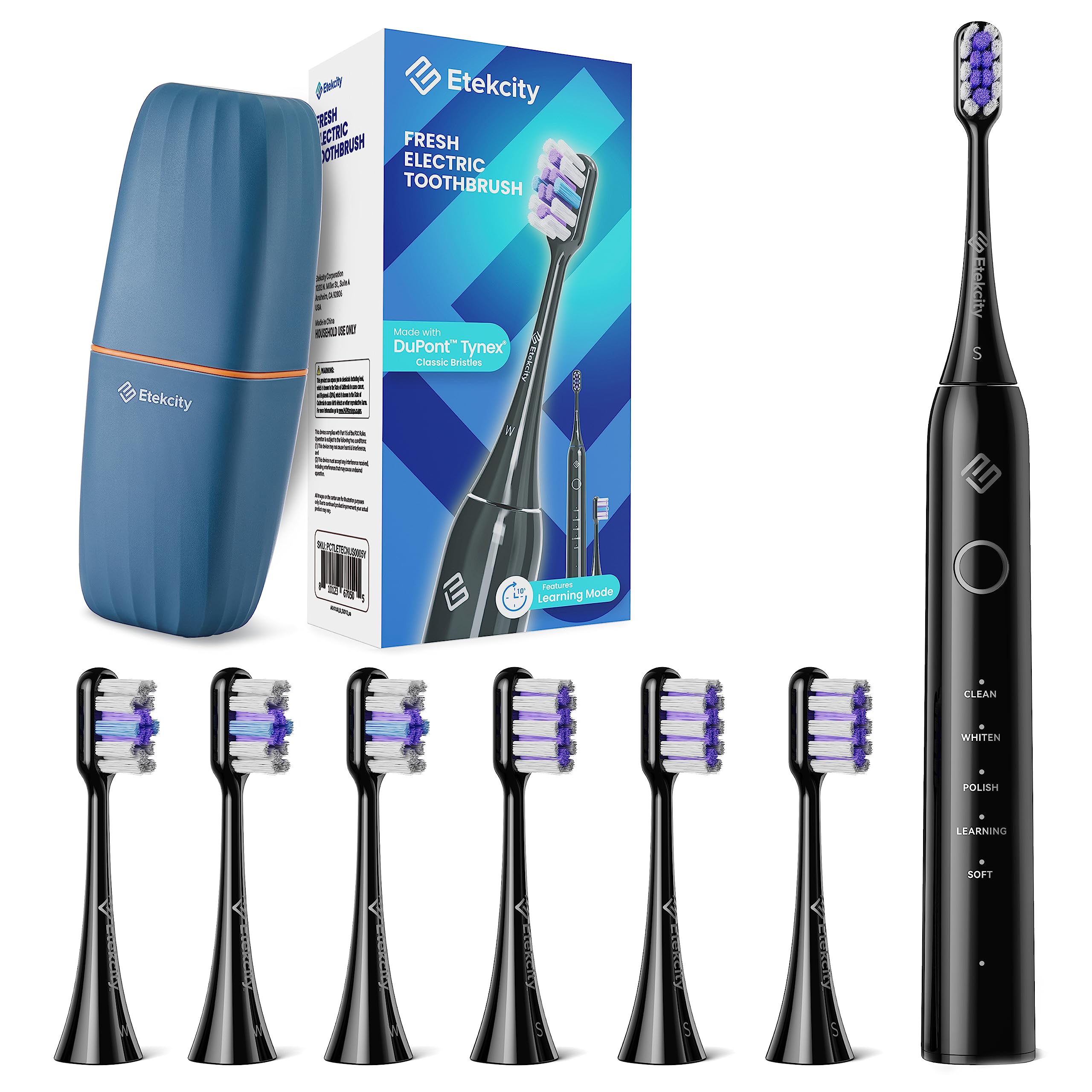 Etekcity Sonic Electric Toothbrush with Learning Mode