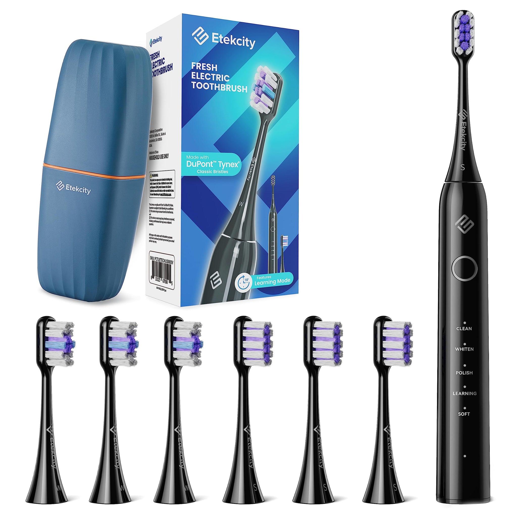 Etekcity Sonic Electric Toothbrush with Learning Mode