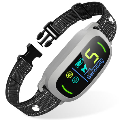 Rechargeable Dog Bark Collar with Adjustable Sensitivity Levels