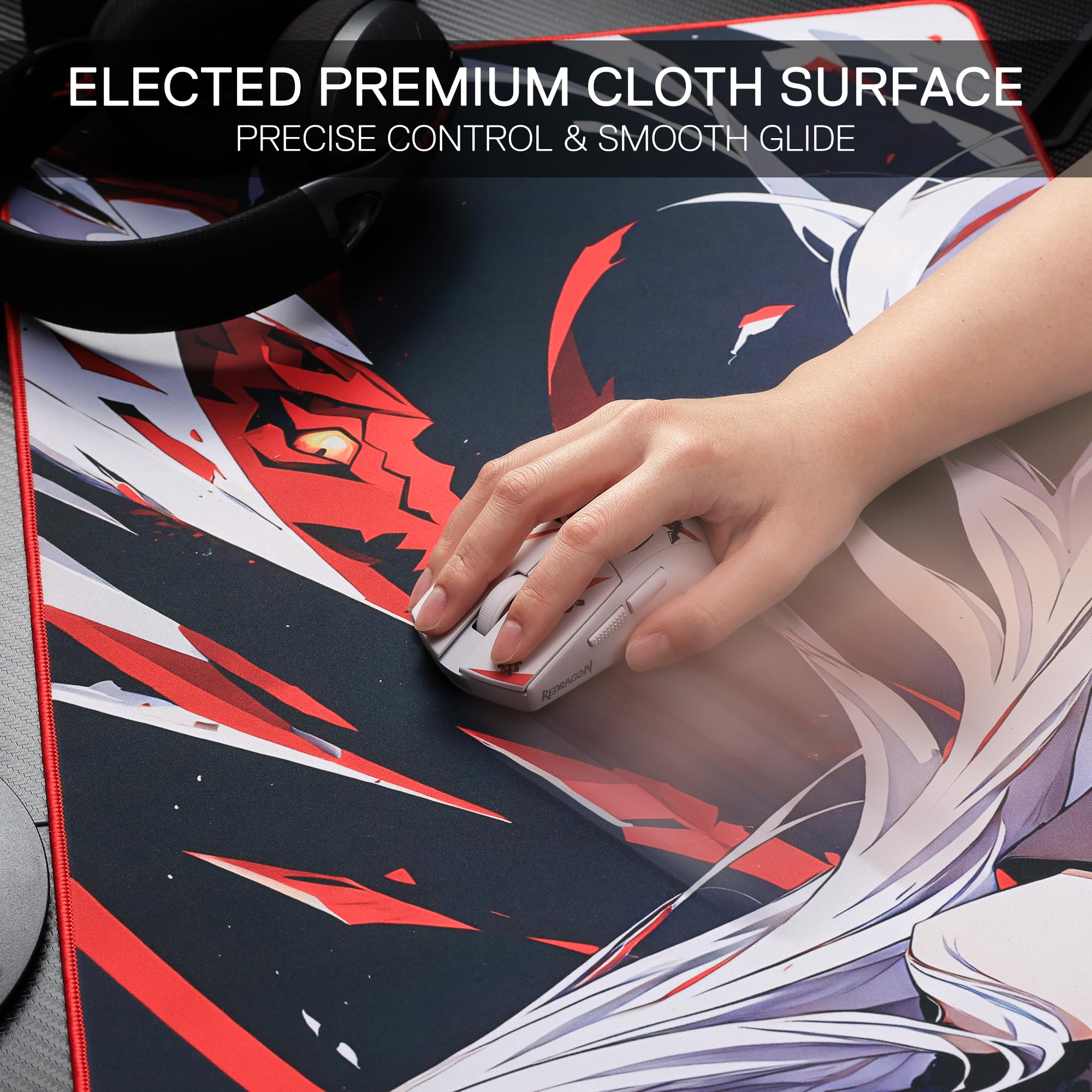 Redragon Anime Gaming Mouse Pad With Smooth Surface