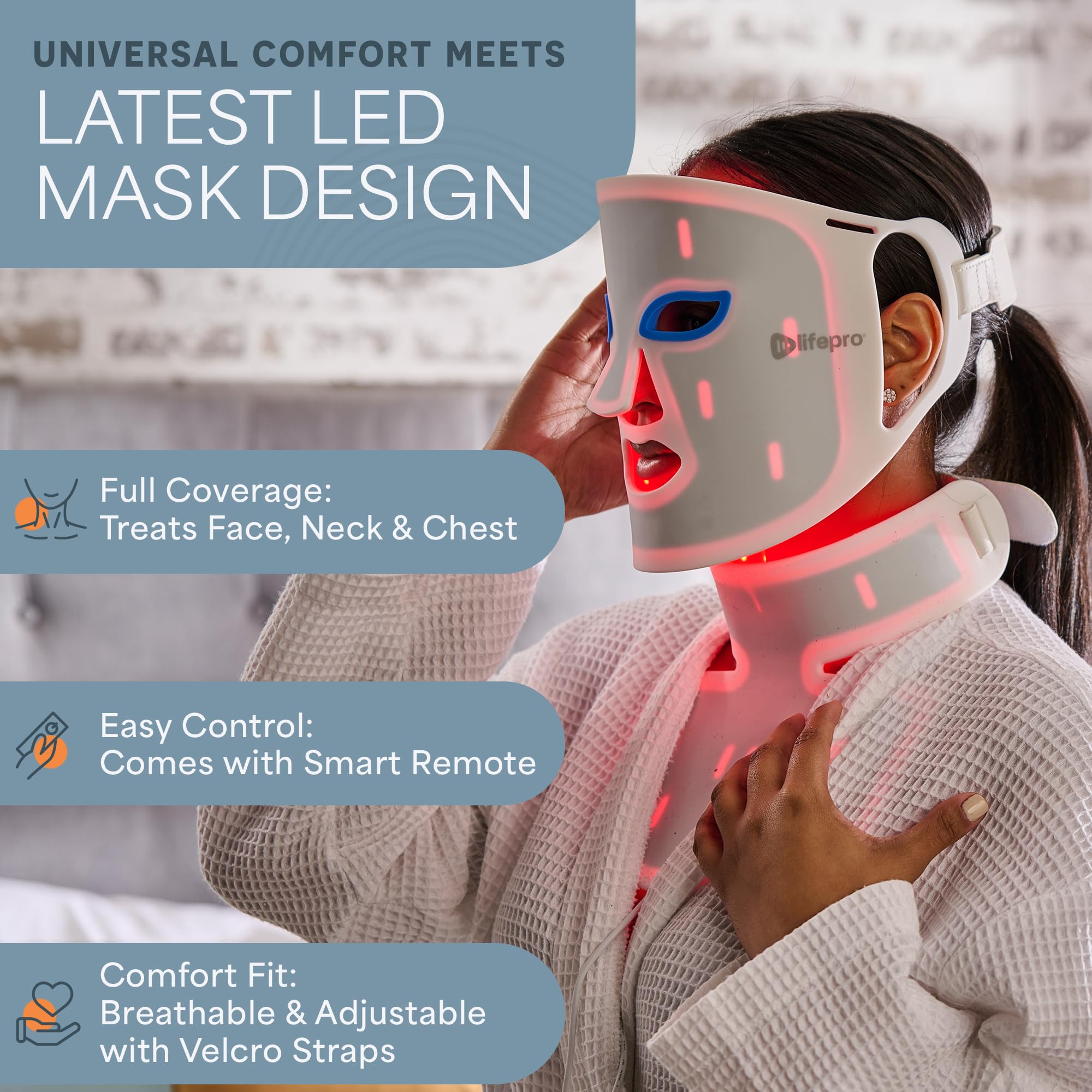 Red Light Therapy Face Mask for Youthful Skin