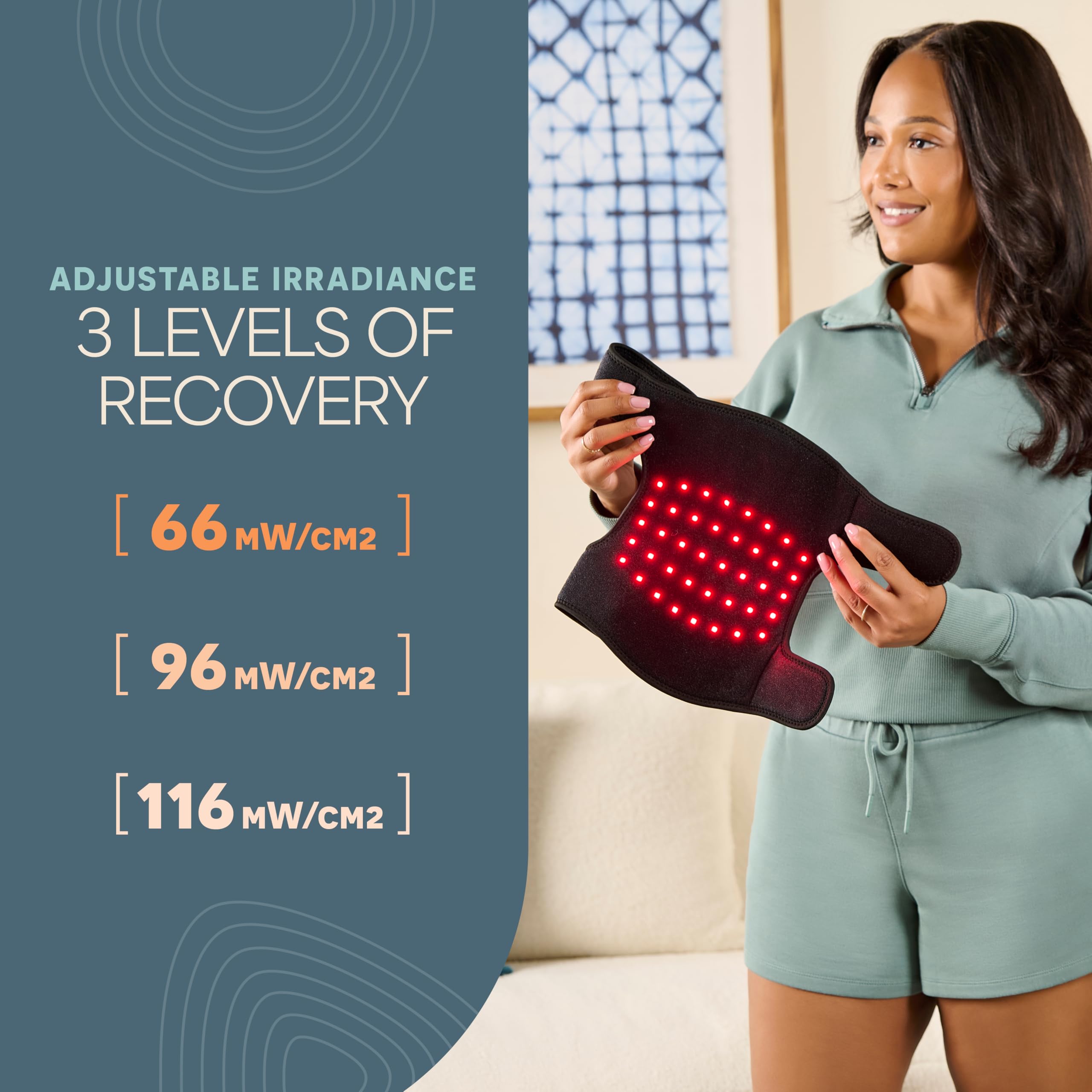 Portable Red Light Therapy Knee Brace for Pain Relief