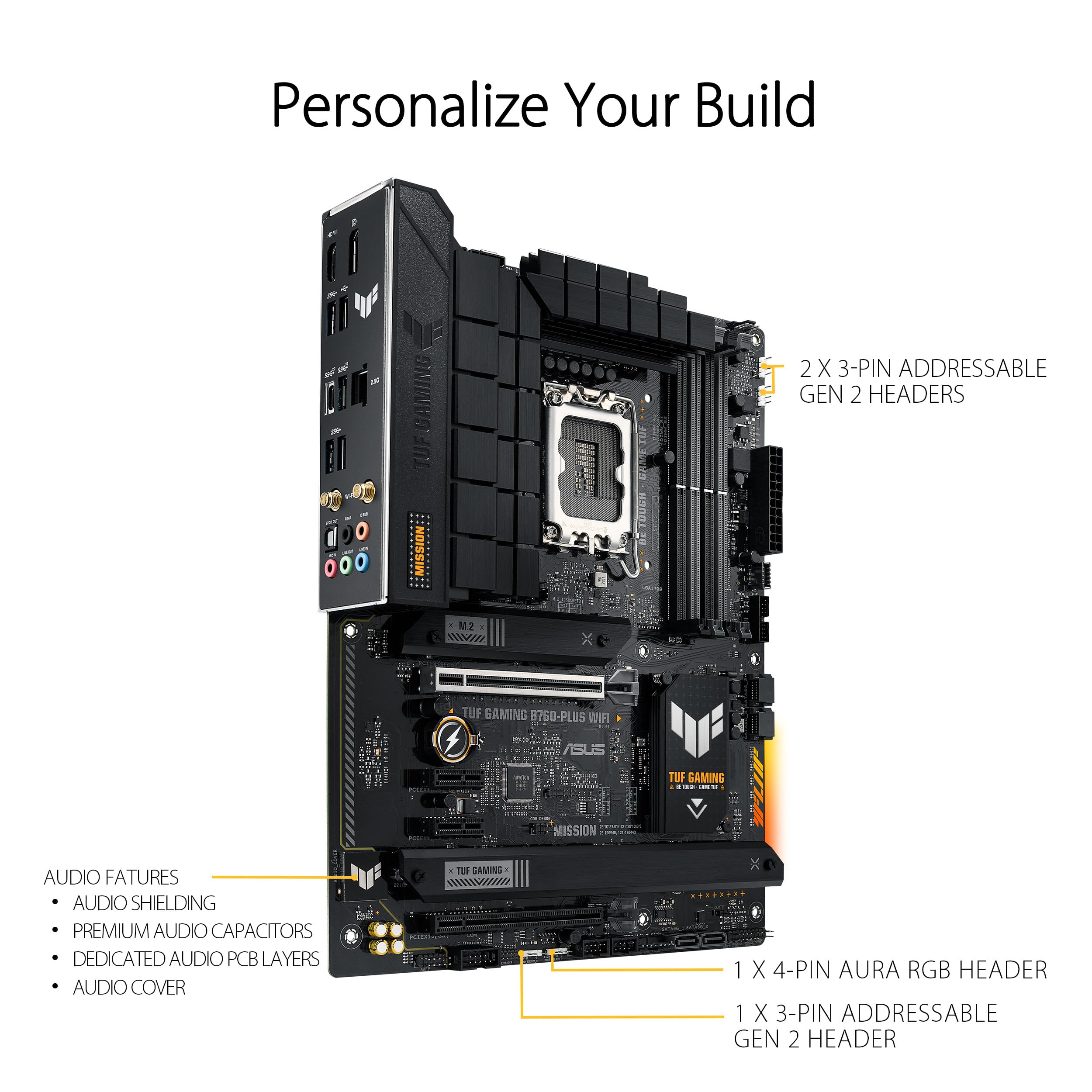 ASUS TUF Gaming B760 Plus WiFi Motherboard for Ultimate Performance