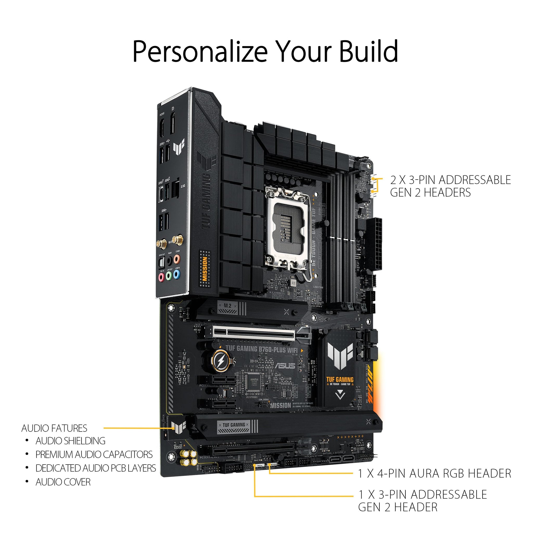 ASUS TUF Gaming B760 Plus WiFi Motherboard for Ultimate Performance