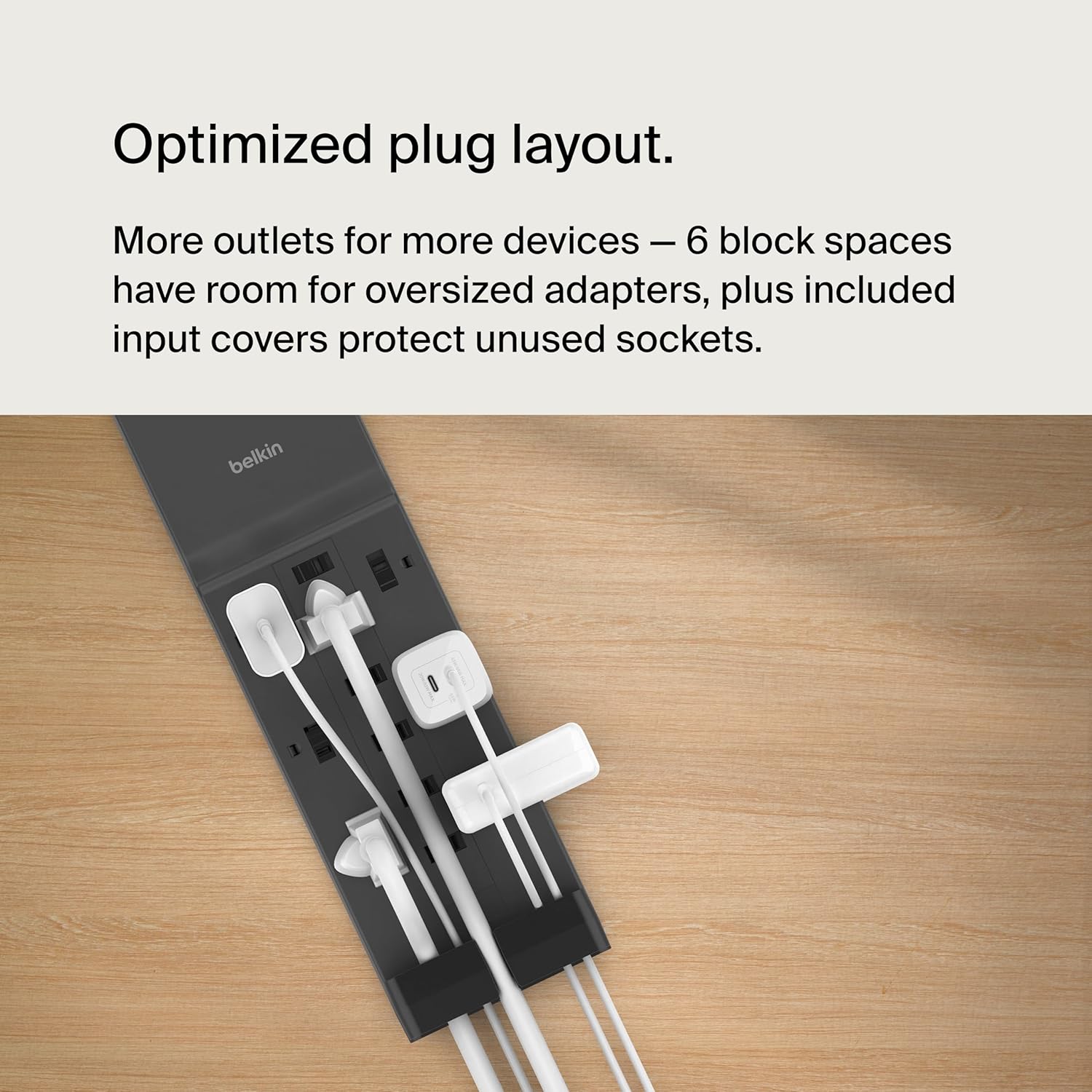 Belkin 12 Outlet Surge Protector Power Strip With 8ft Cable