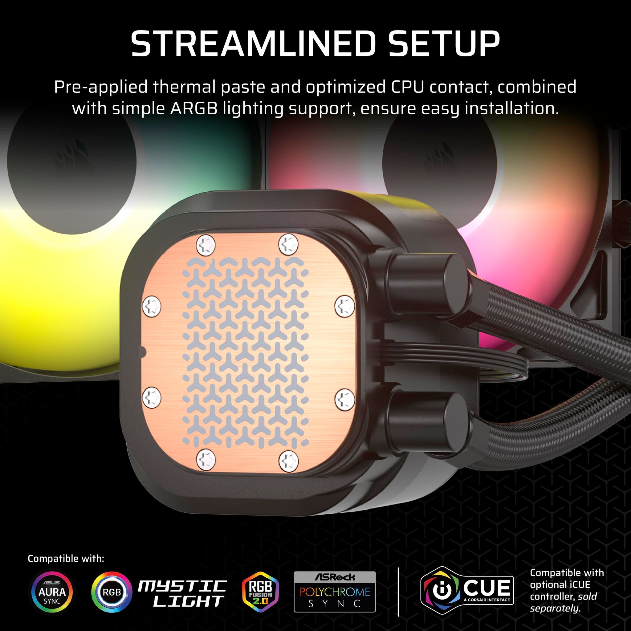 Corsair Nautilus 360 RS ARGB Liquid CPU Cooler