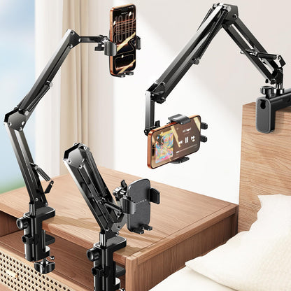 LISEN Gooseneck Phone Holder for Desk Bed 3rd Upgrade