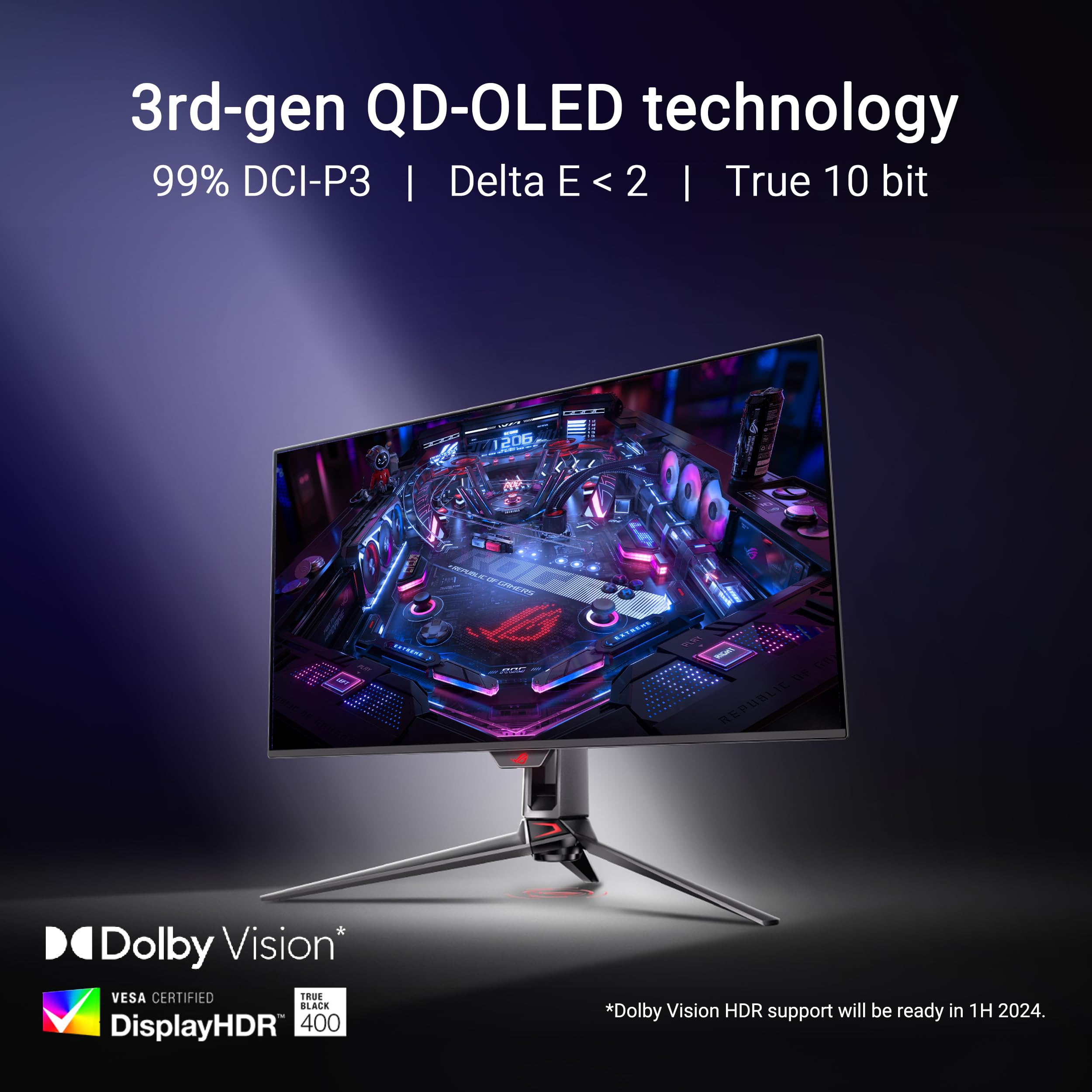 ASUS ROG Strix 27 Inch 1440P OLED Gaming Monitor