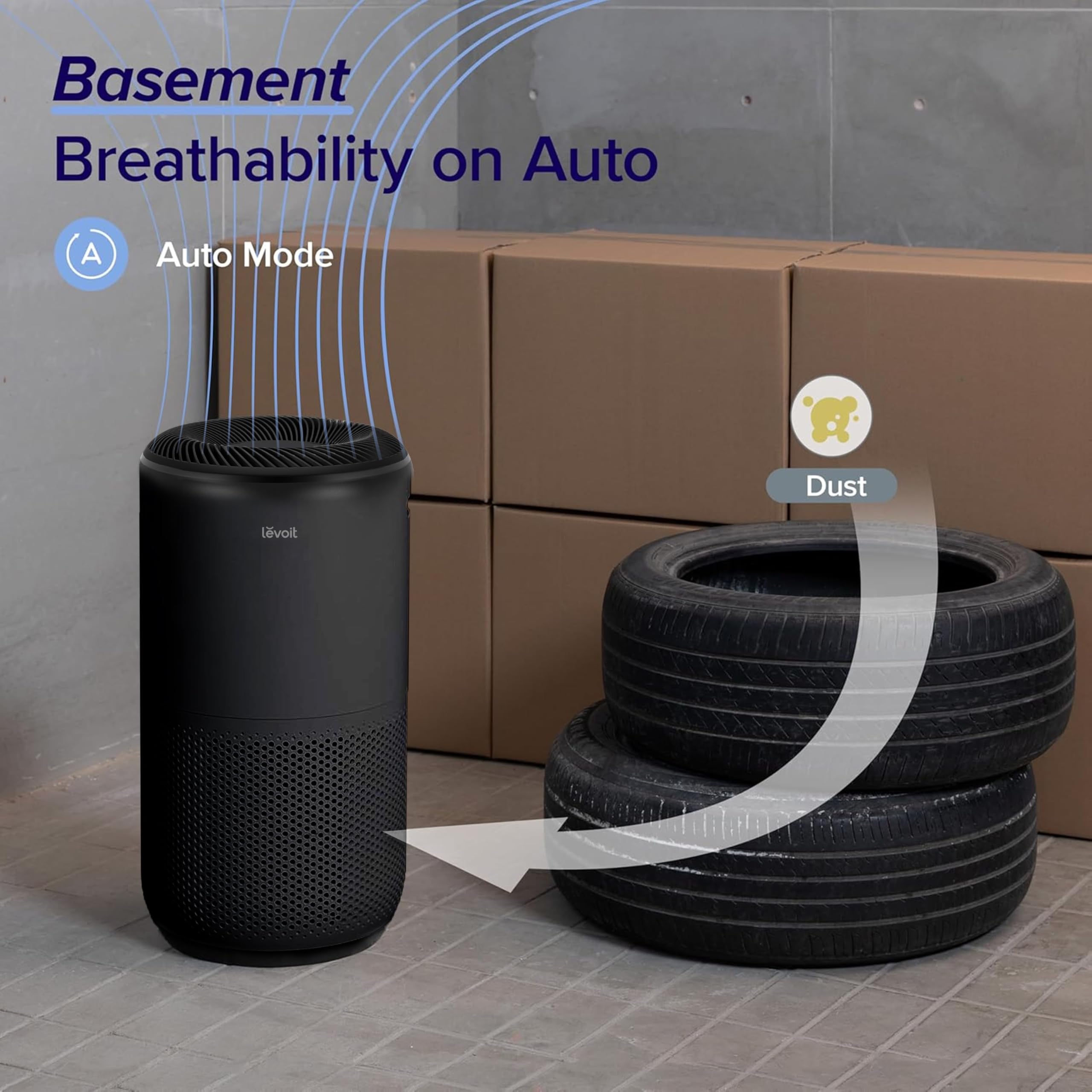 Levoit Smart Air Purifier for Large Rooms