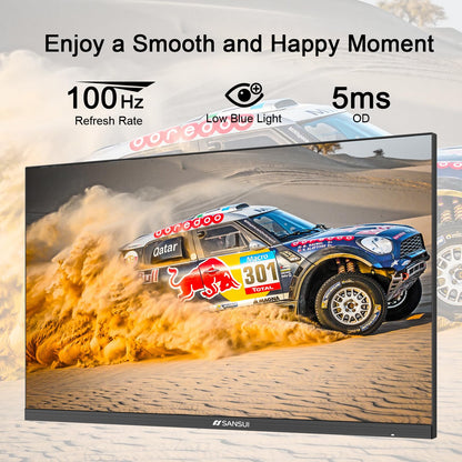 Sansui 27 Inch WQHD Gaming Monitor 180Hz 1ms DP HDMI HDR