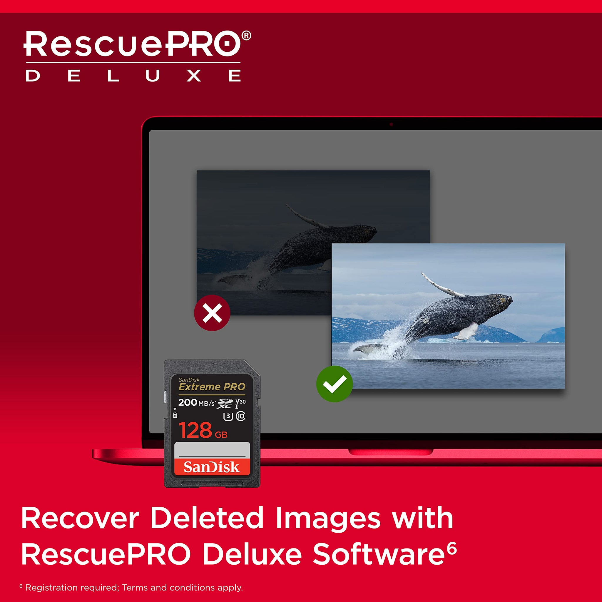 SanDisk 256GB Extreme PRO SD Card for Fast 4K Transfers