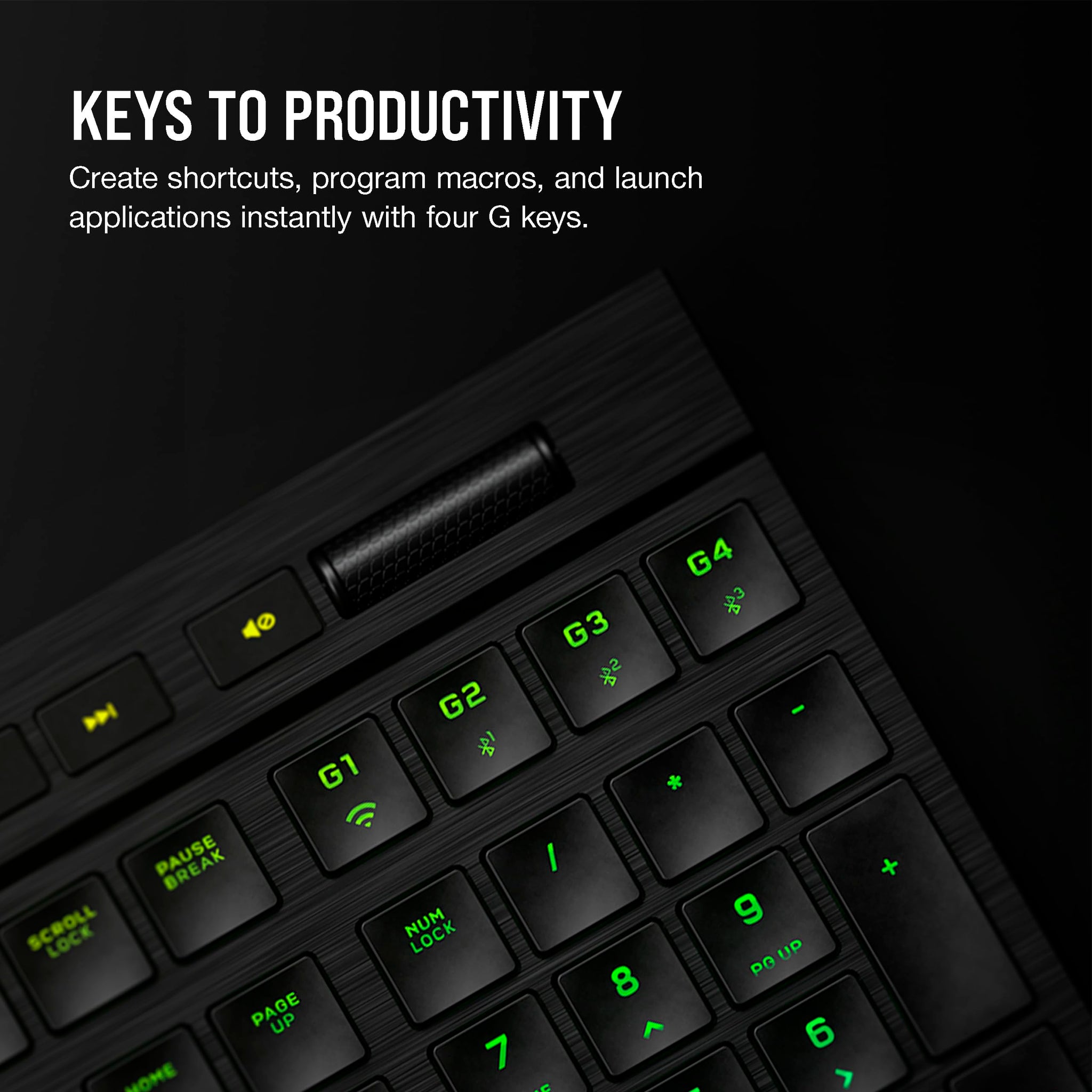 Corsair K100 RGB Gaming Keyboard with Hyper-Processing Technology