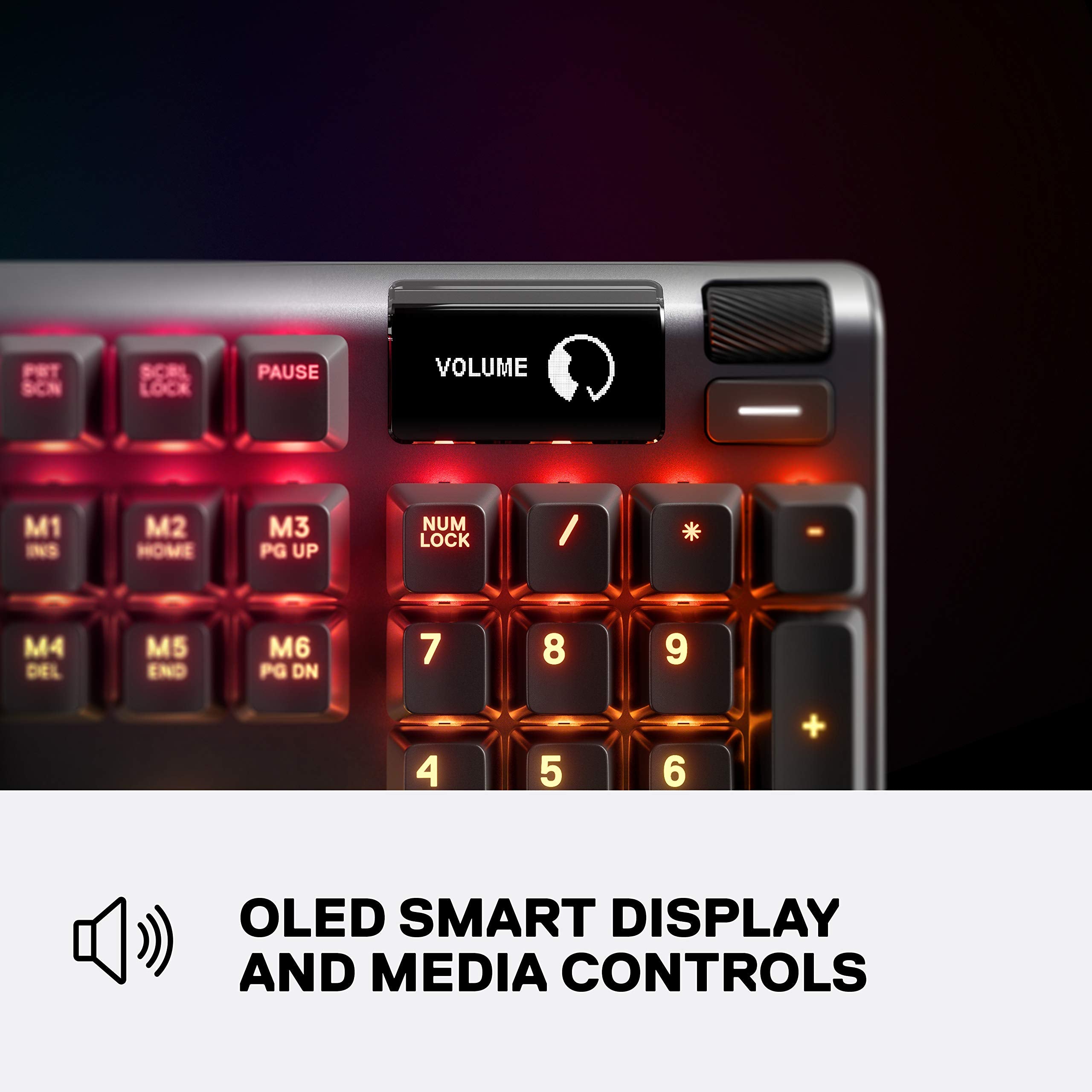 SteelSeries Apex 3 RGB Gaming Keyboard with Water Resistance