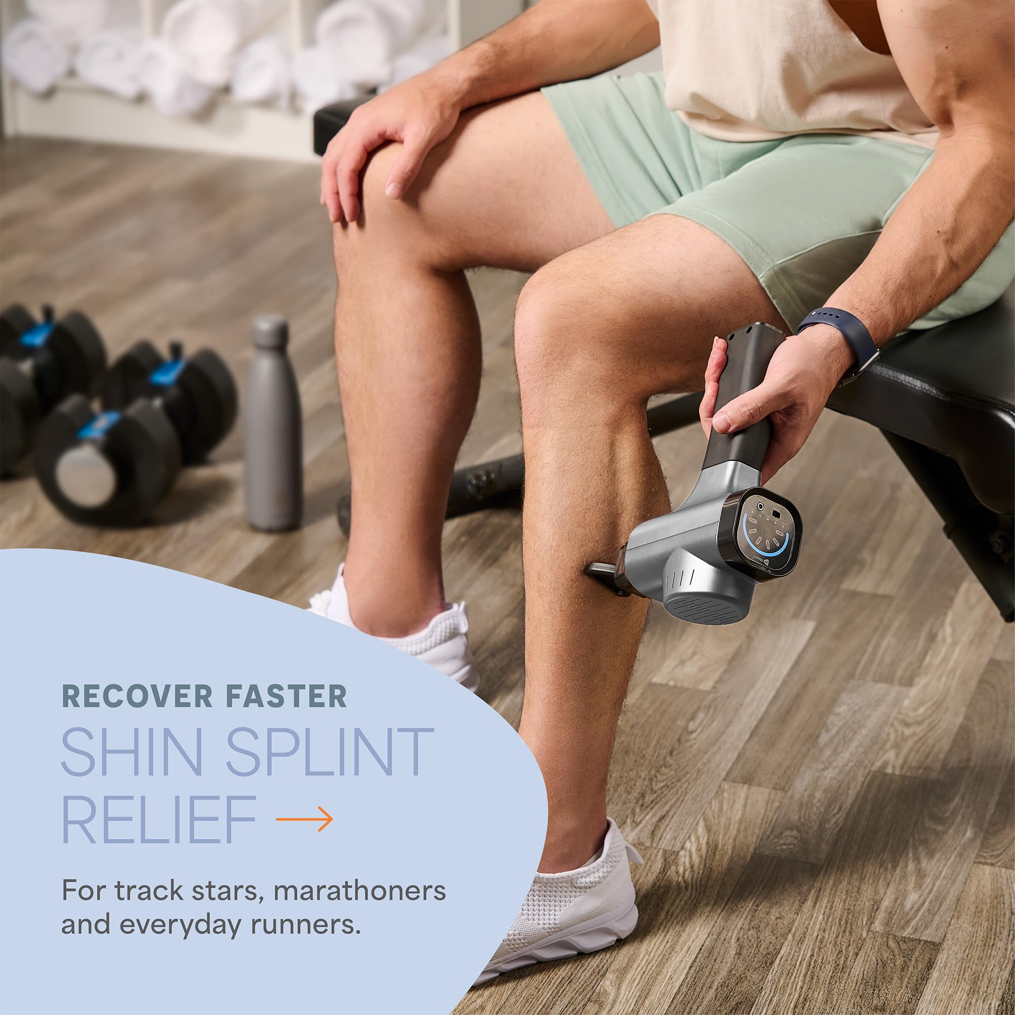 LifePro Deep Tissue Massage Gun with Multiple Heads
