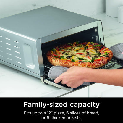 Ninja Flip Toaster Oven and Air Fryer Space Saving Design