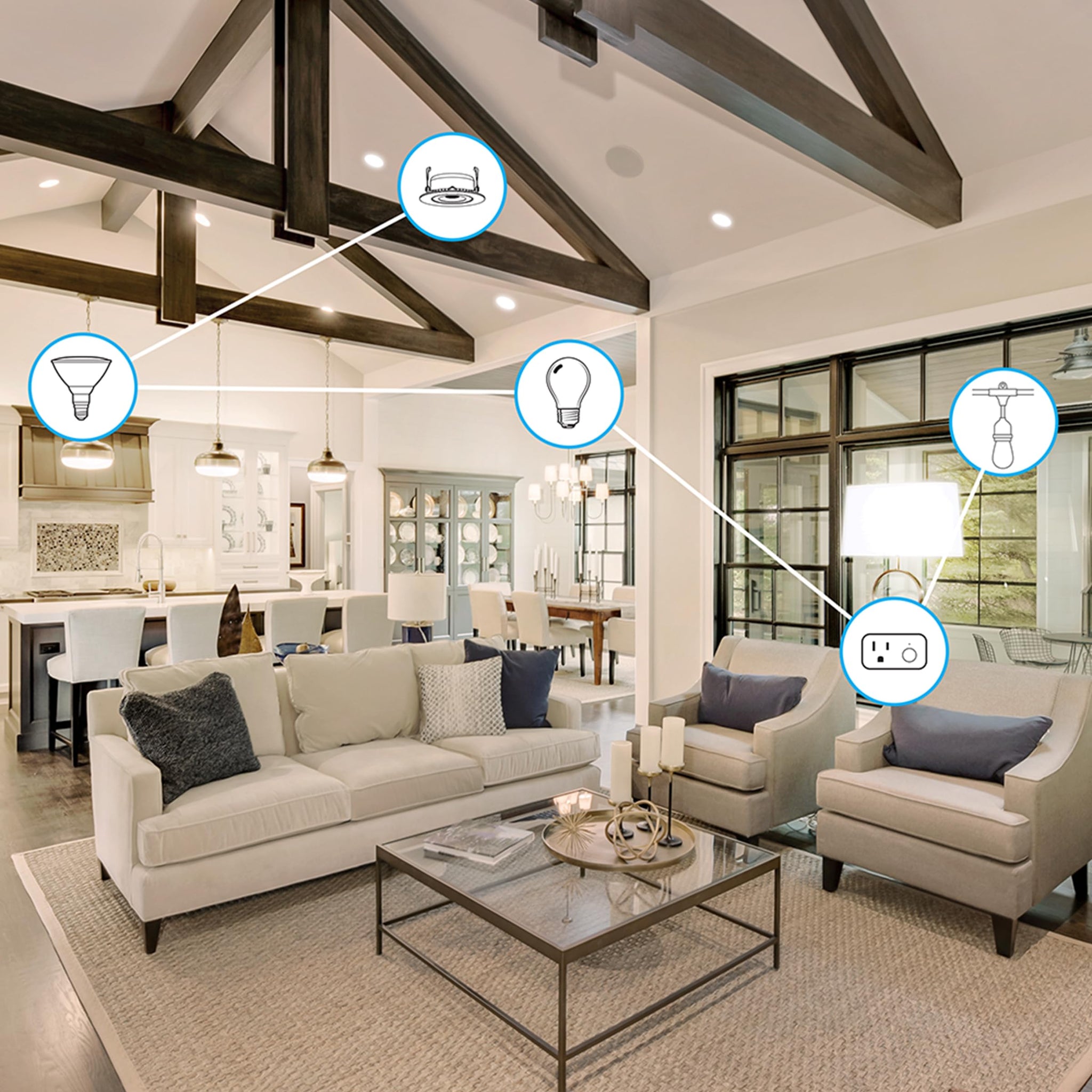Smart RGB Color Changing LED Bulbs for Home Automation