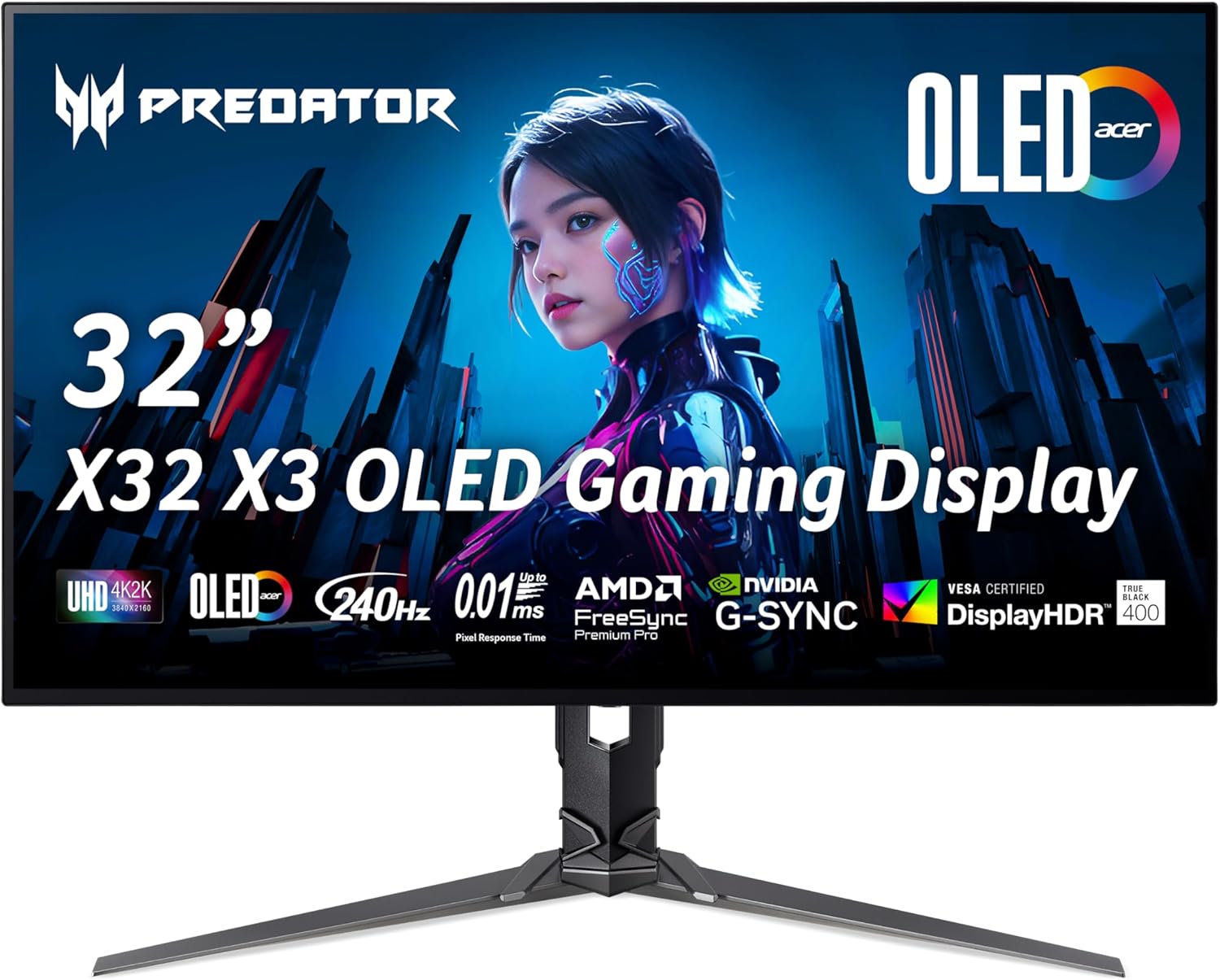 Acer Predator X32 X3 31.5 Inch OLED Gaming Monitor