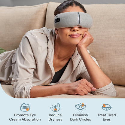 Portable Eye Massager with Heat and Vibration for Relief