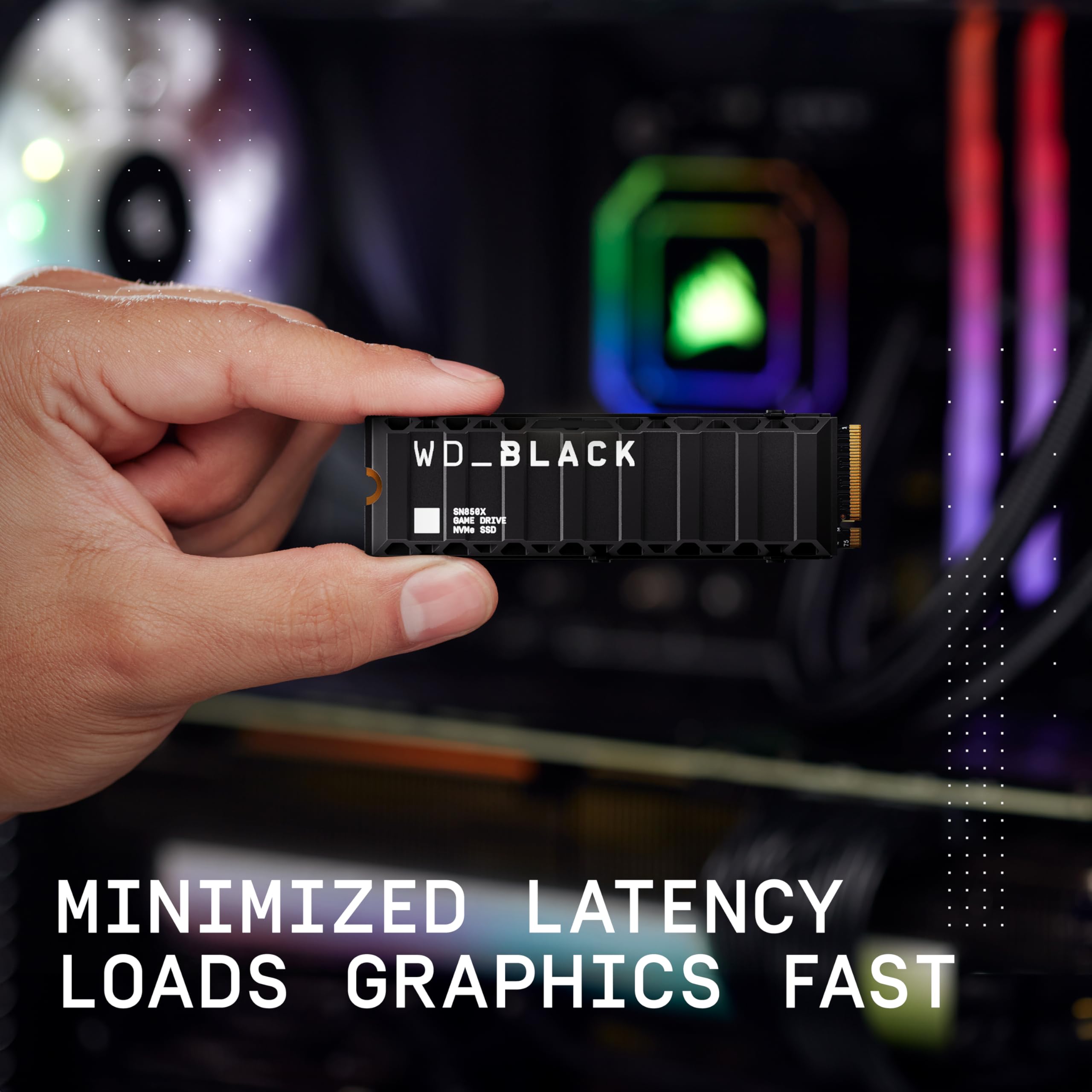 WD Black 2TB SN850X NVMe Gaming SSD for Lightning Fast Speeds