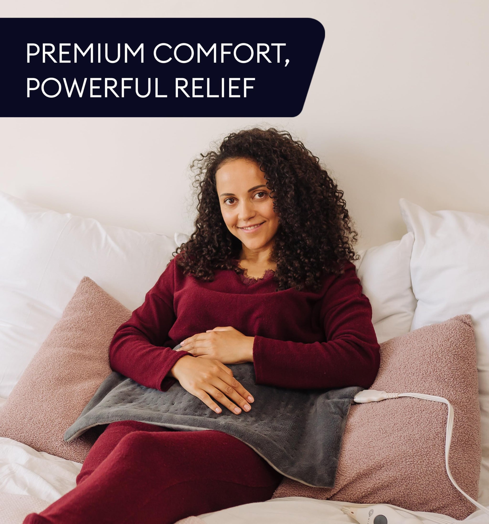 Geniani Large Electric Heating Pad for Pain Relief
