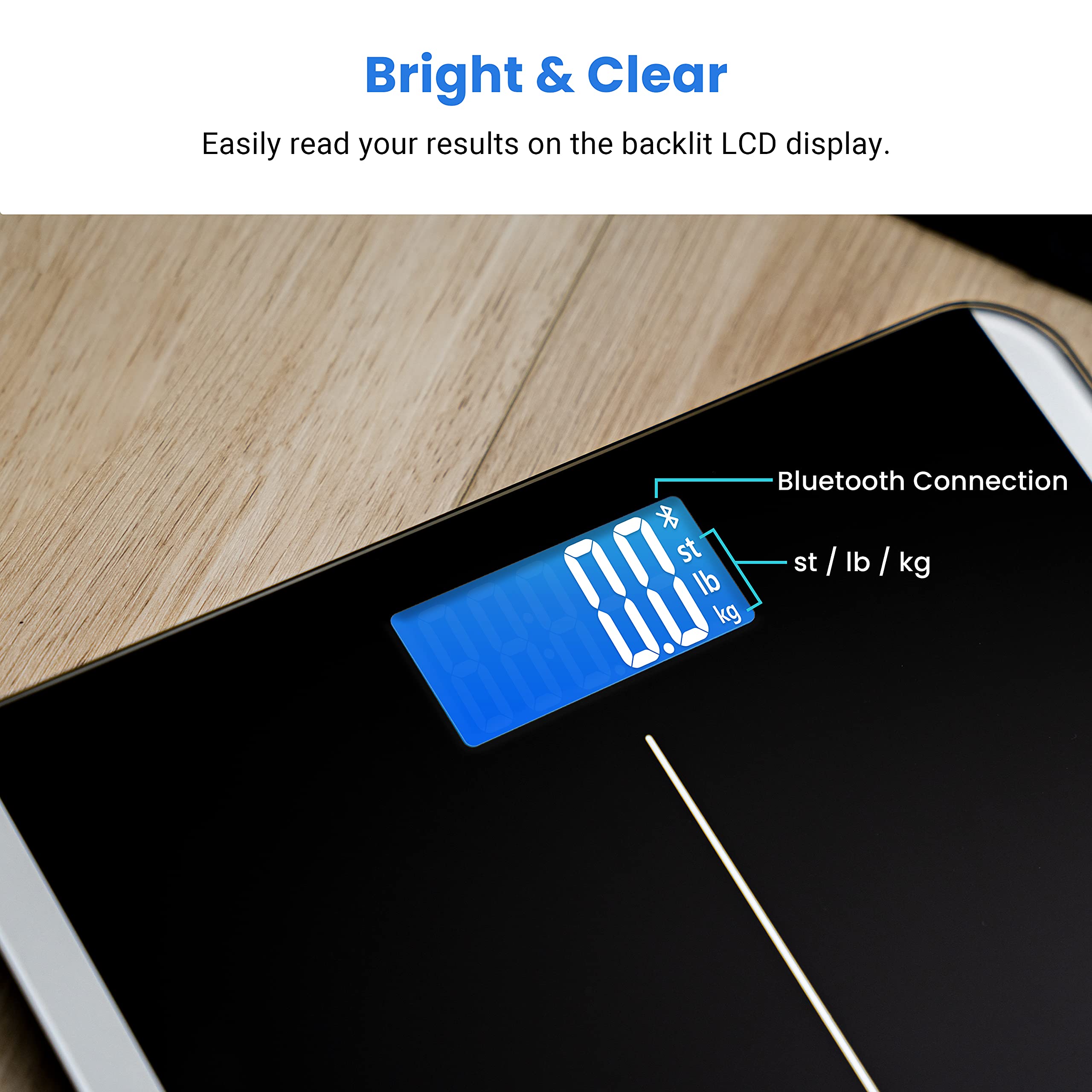 Smart Body Weight Scale with Accurate BMI Tracking