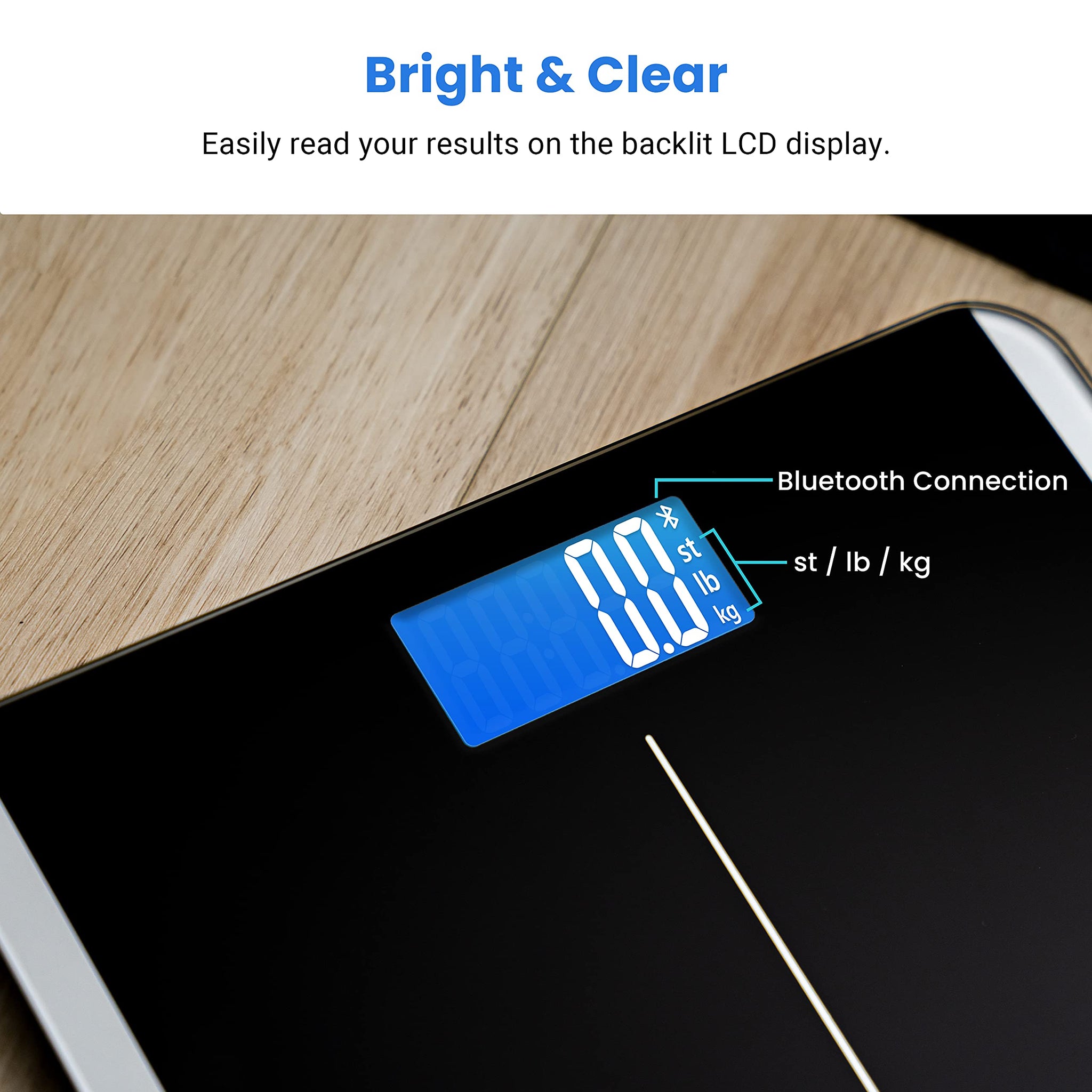 Smart Body Weight Scale with Accurate BMI Tracking