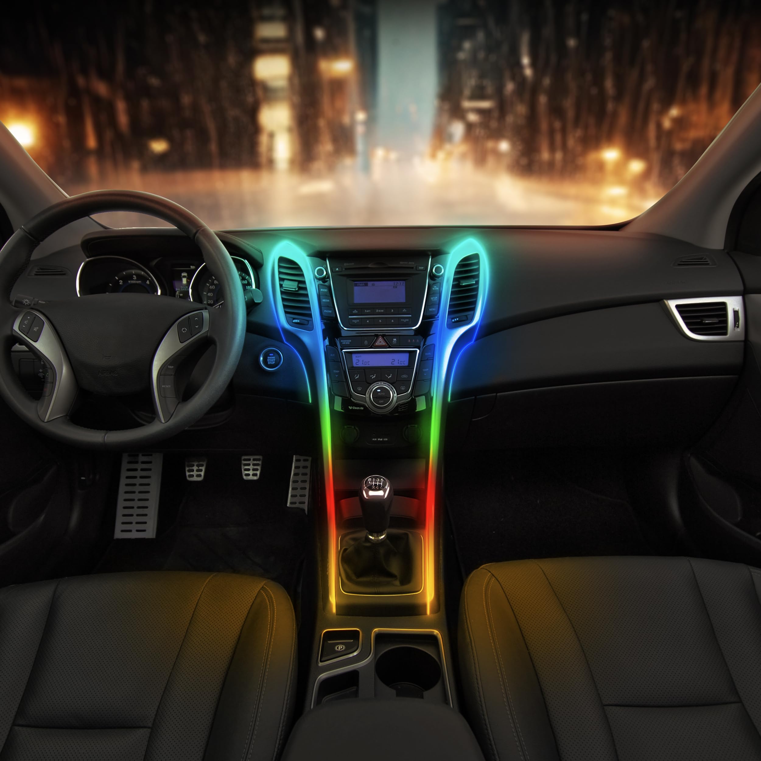 Dimmable RGB Color LED Tape Light For Indoor Ambiance