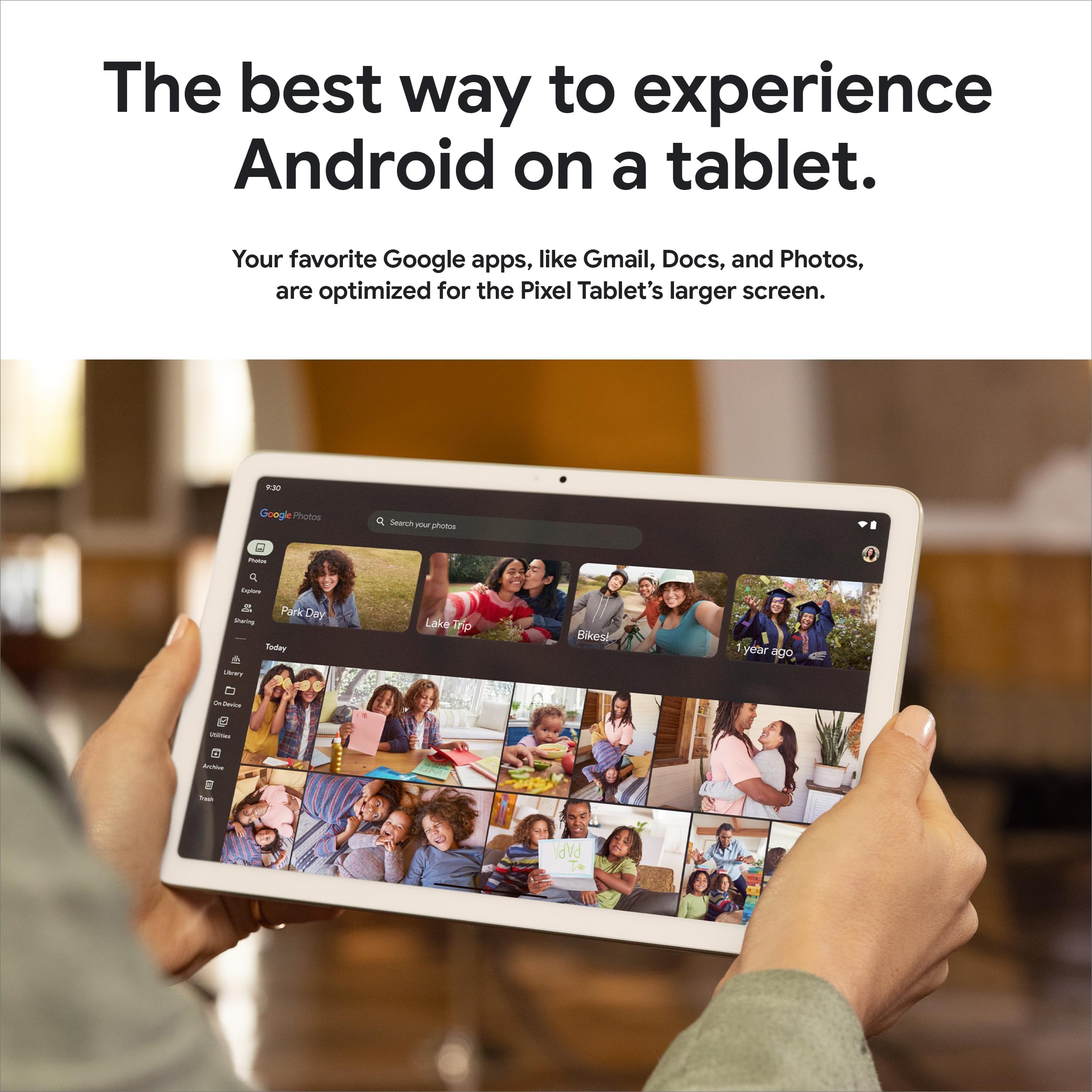Google Pixel Tablet Android 11 Inch Display Long Battery