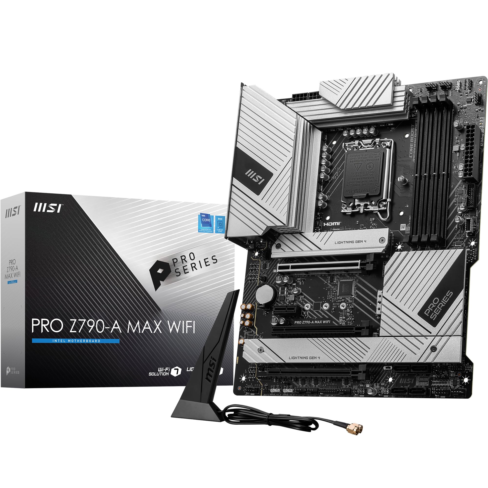 MSI PRO Z790-A MAX WiFi Motherboard With DDR5 Optimization