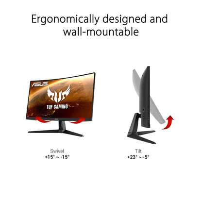 ASUS TUF Gaming 32 Inch Curved Monitor for Smooth Gameplay
