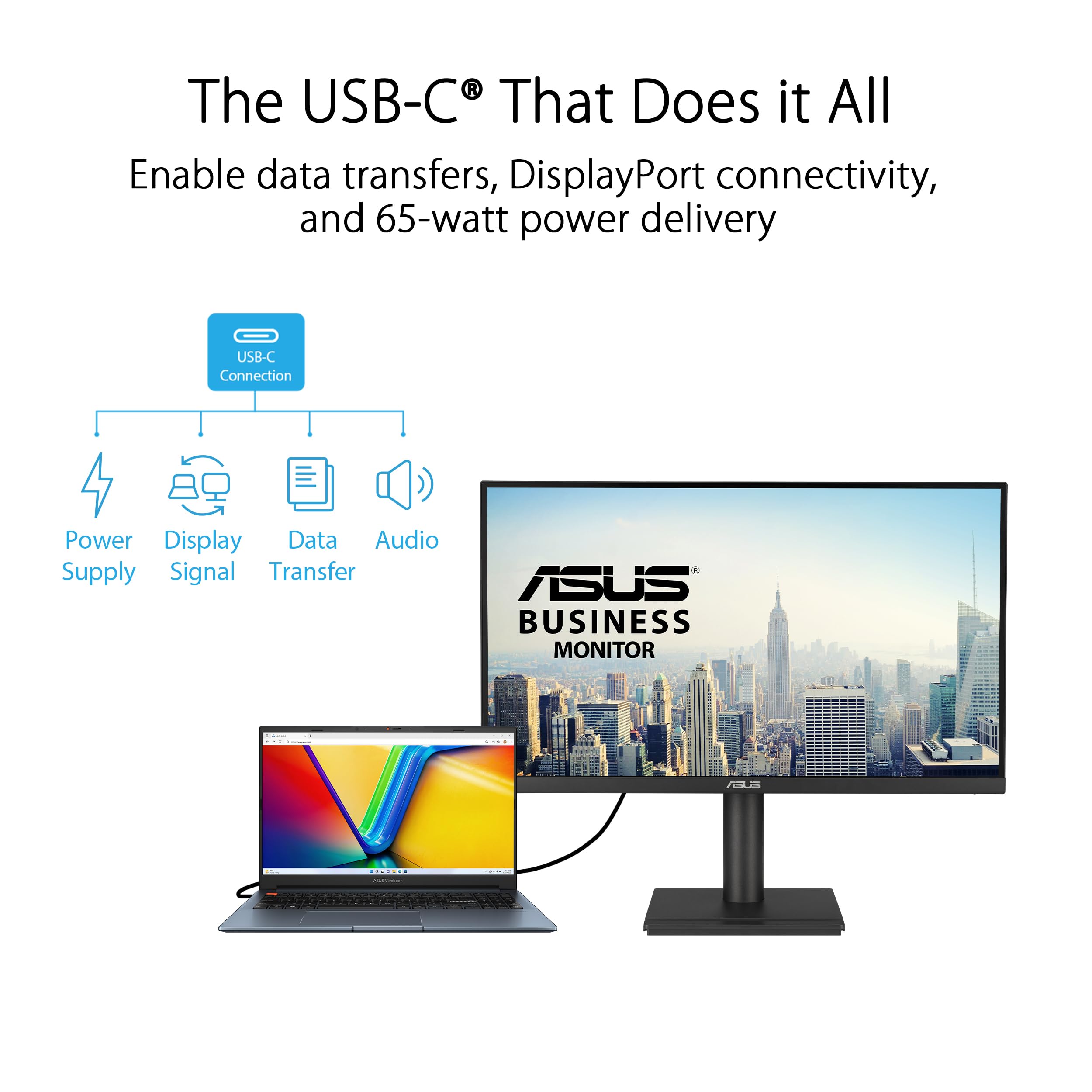 ASUS 23.8 Inch Full HD Monitor with Eye Care Technology