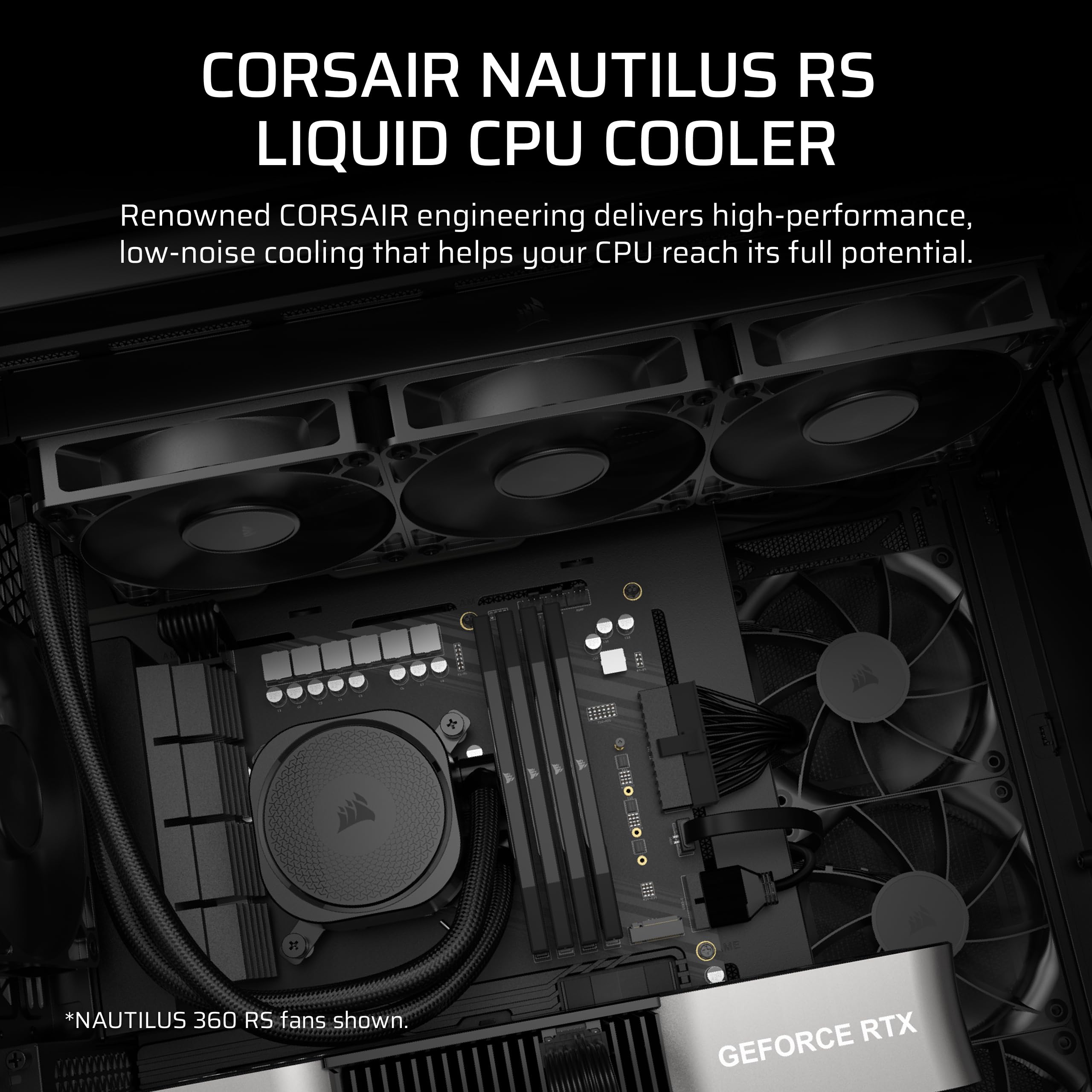 Corsair Nautilus 360 RS ARGB Liquid CPU Cooler
