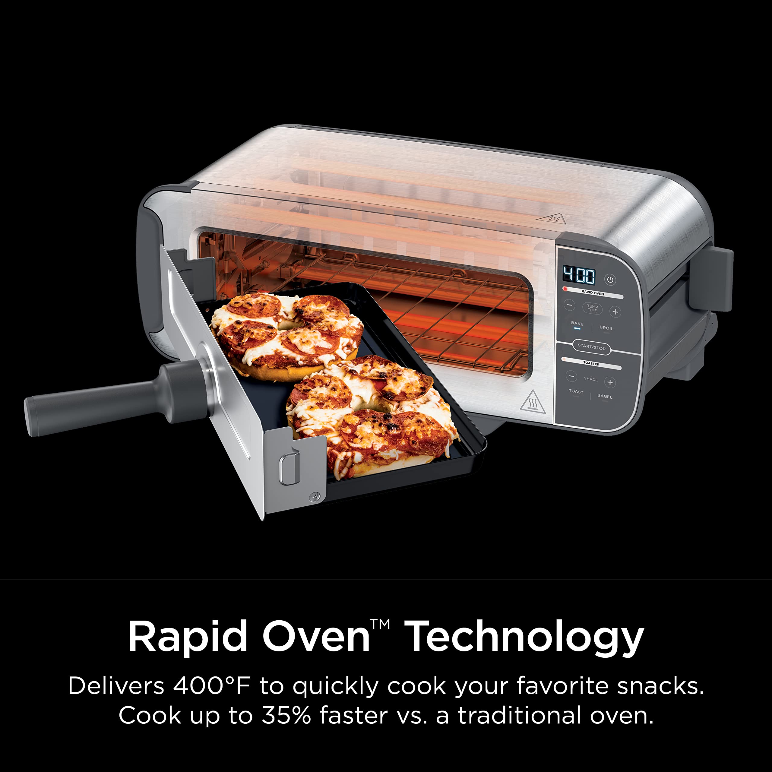 Ninja Foodi 2-in-1 Flip Toaster Versatile Oven