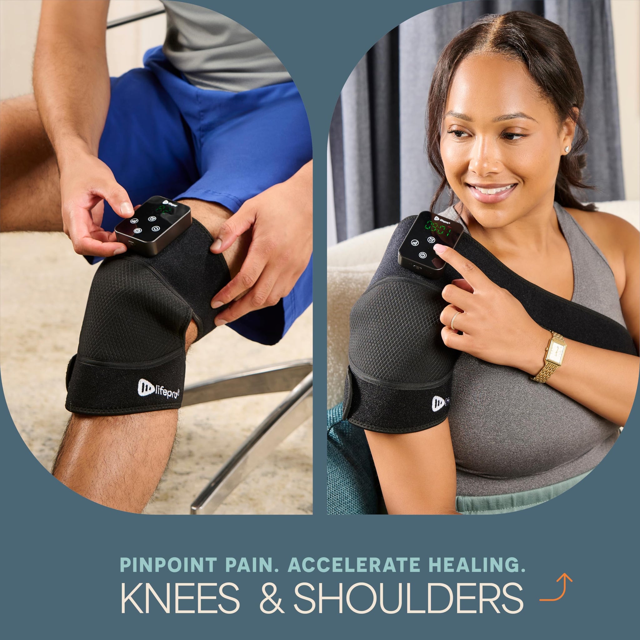 Portable Red Light Therapy Knee Brace for Pain Relief