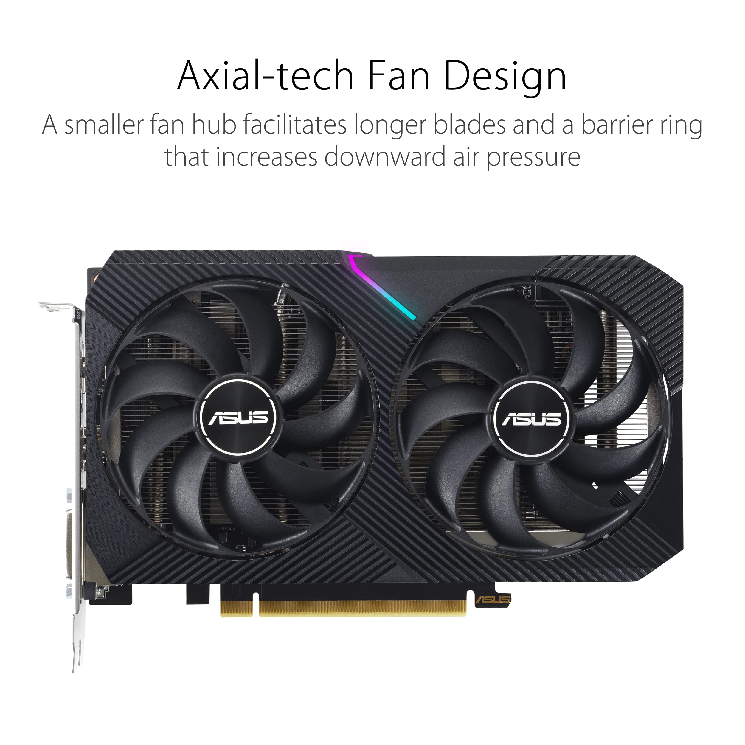 ASUS Dual GeForce RTX 3050 Gaming Graphics Card with Advanced Cooling