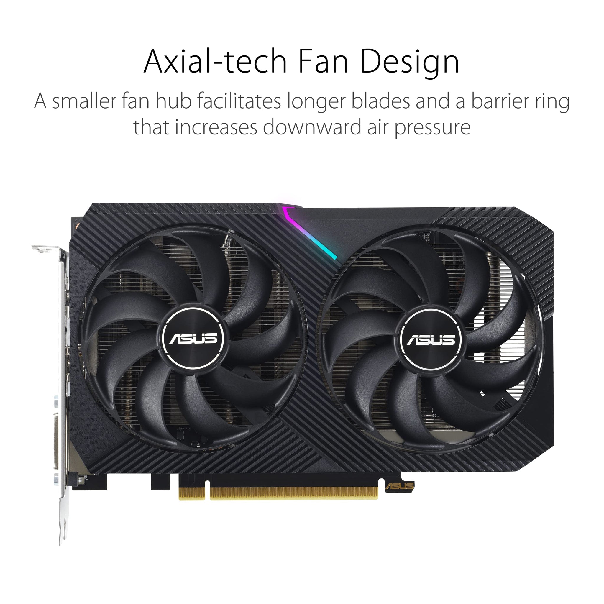 ASUS Dual GeForce RTX 3050 Gaming Graphics Card with Advanced Cooling
