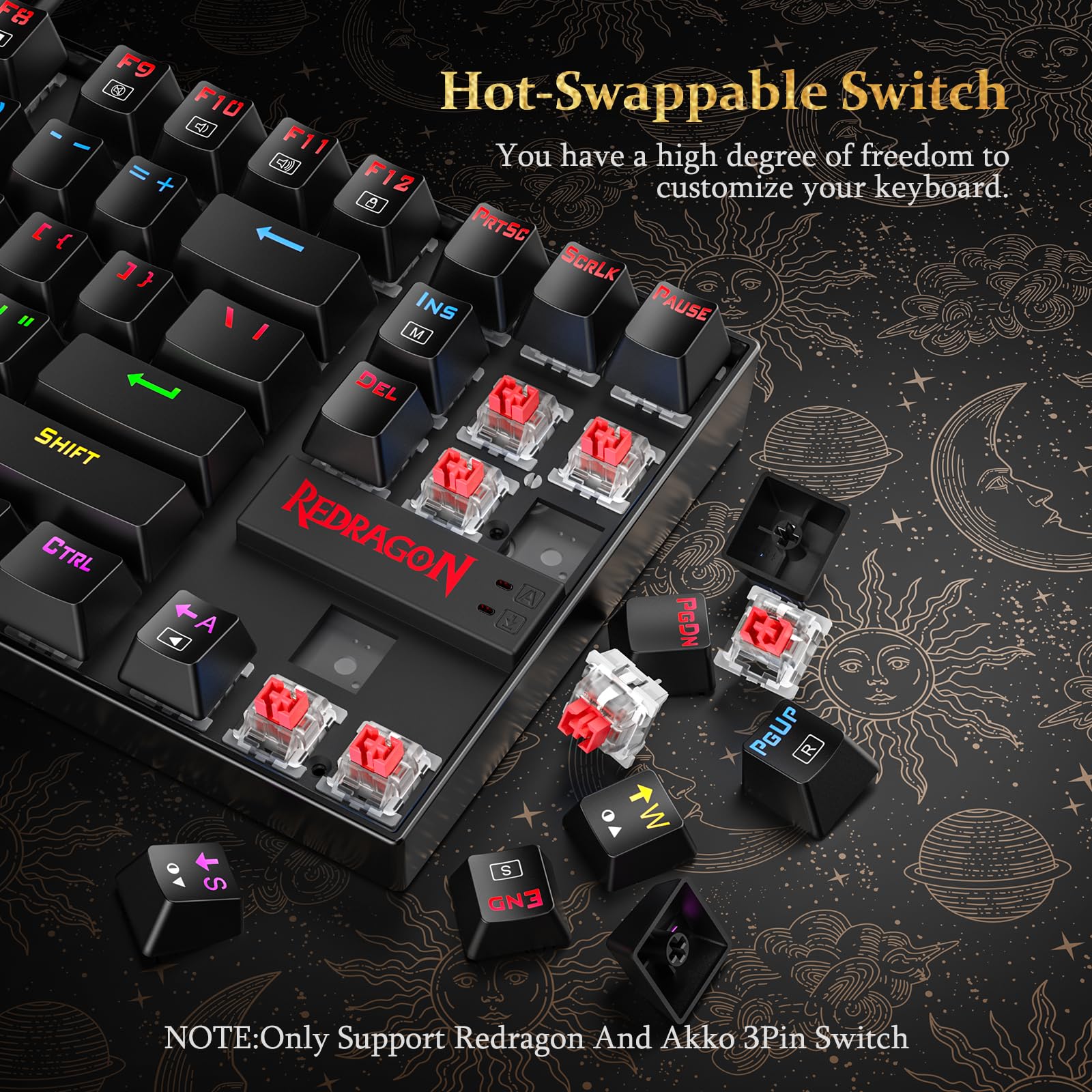 Redragon K552 Mechanical Gaming Keyboard with Red Switches