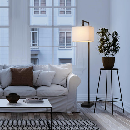 Modern 58 Inch Floor Lamp with Geometric Design