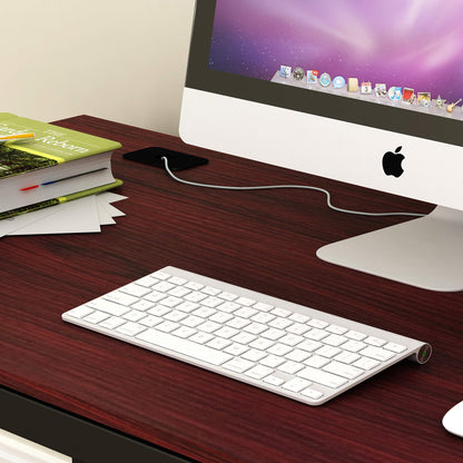 55 Inch Espresso Office Computer Desk for Professionals