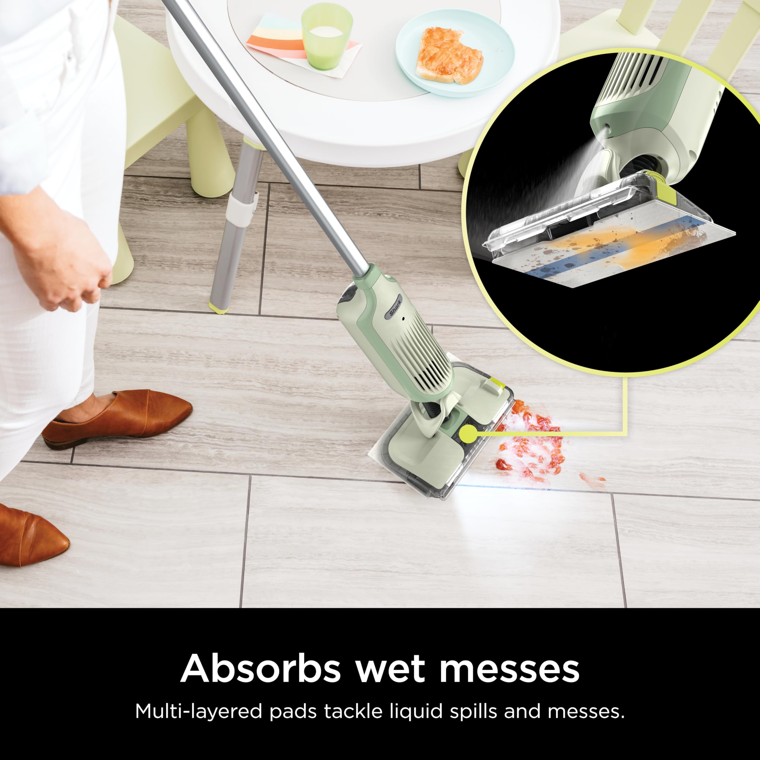 Shark VACMOP Pro Cordless Hard Floor Cleaner with Powerful Suction